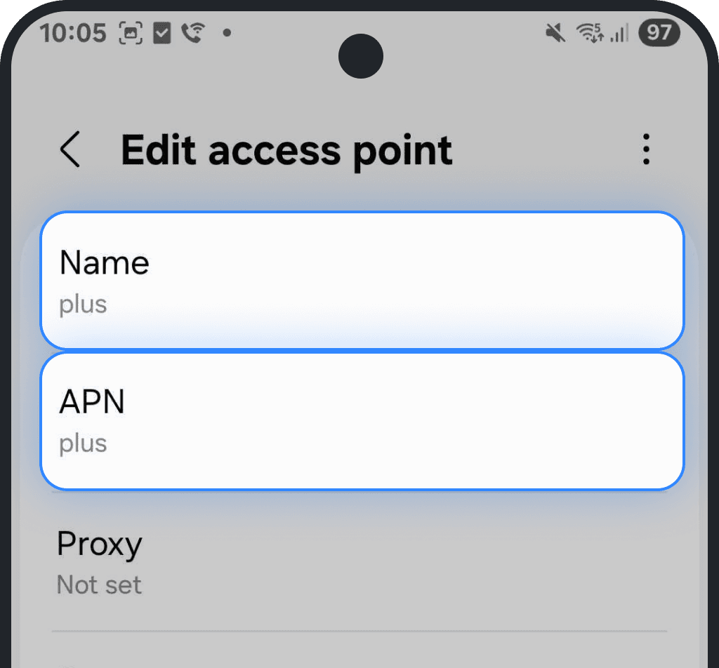 Enter the copied APN in both the Name and APN fields.png