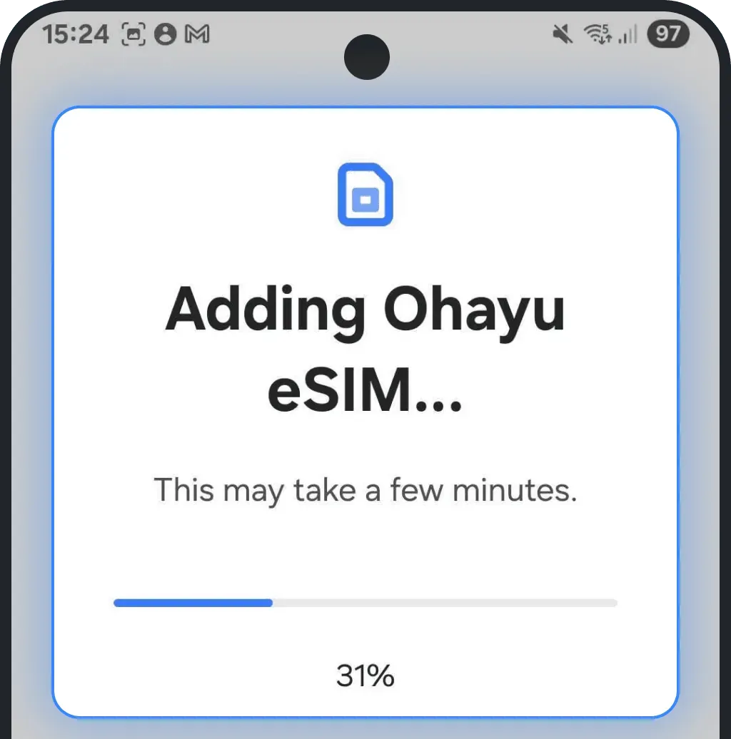 Stay on the screen while your eSIM installs (usually takes less than 2 minutes)..png